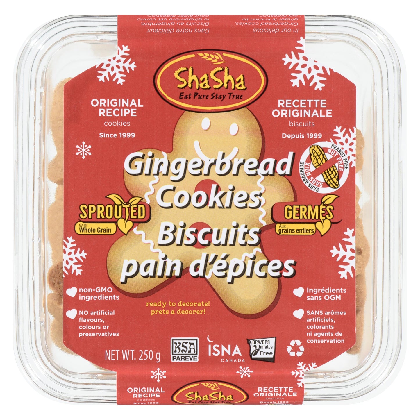 Gingerbread Snap Cookies (Seasonal)