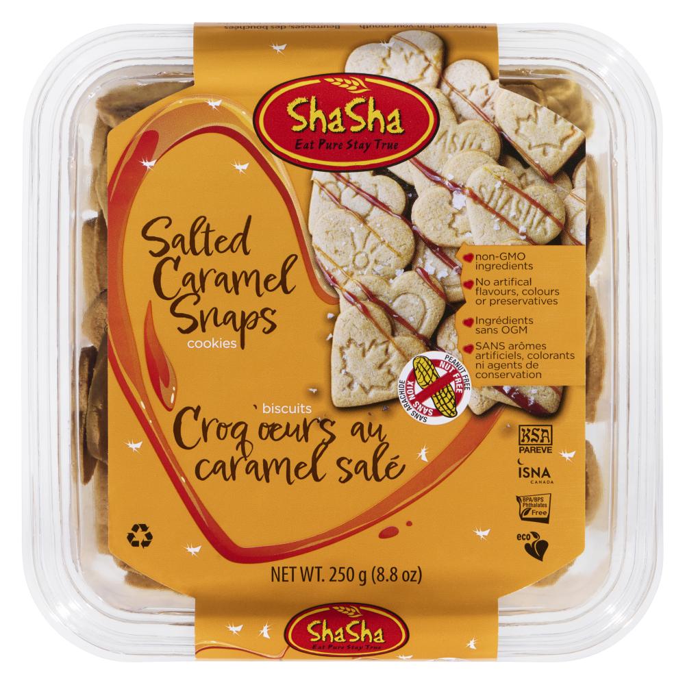 Salted Caramel Snap Cookies (Seasonal)