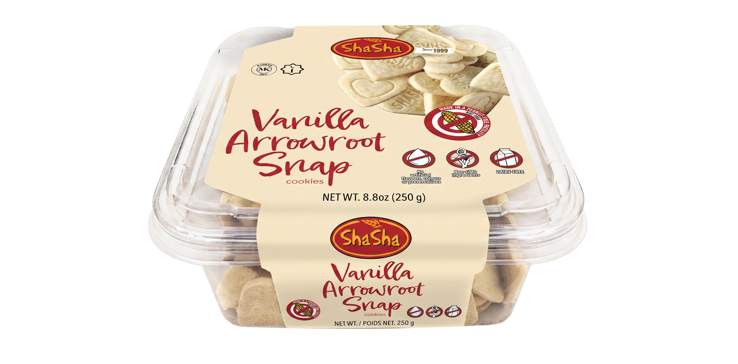 Vanilla Arrowroot Snaps