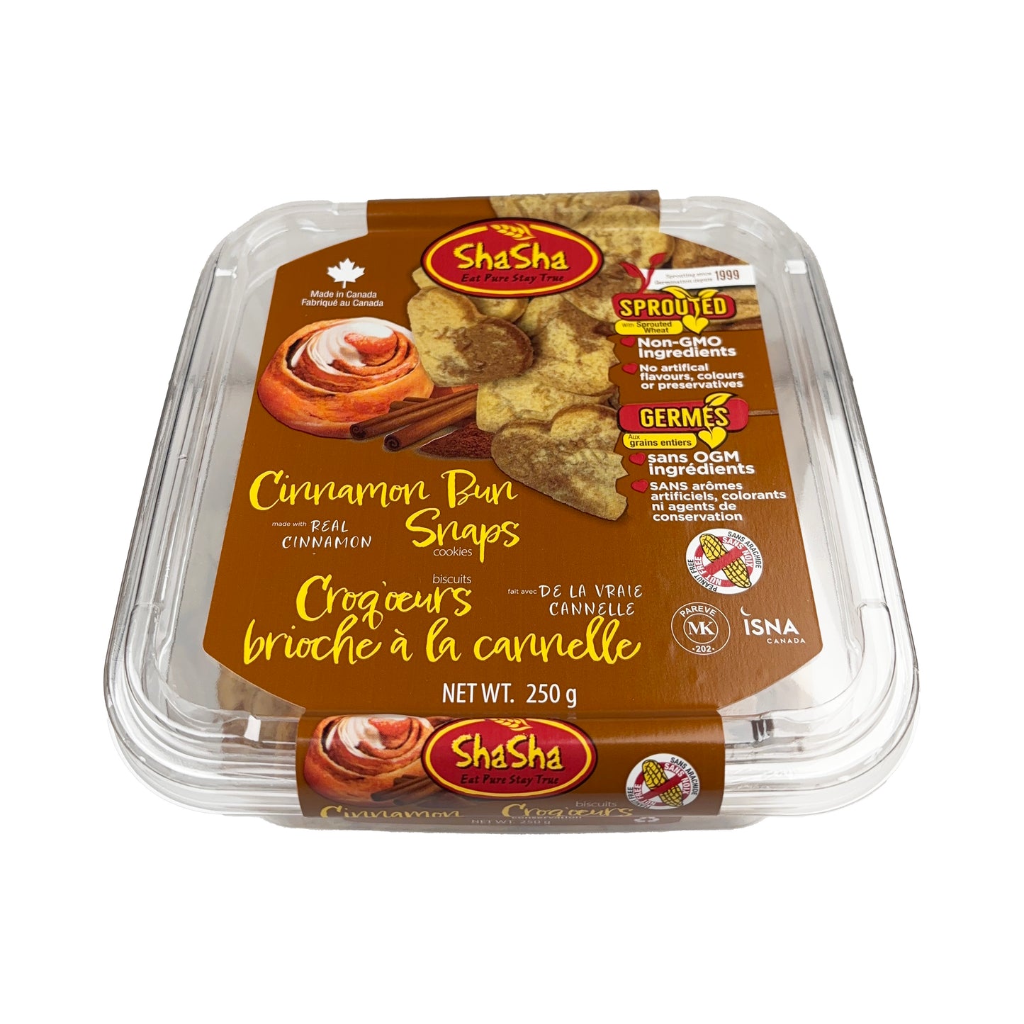 Cinnamon Bun Snap Cookies (Seasonal)