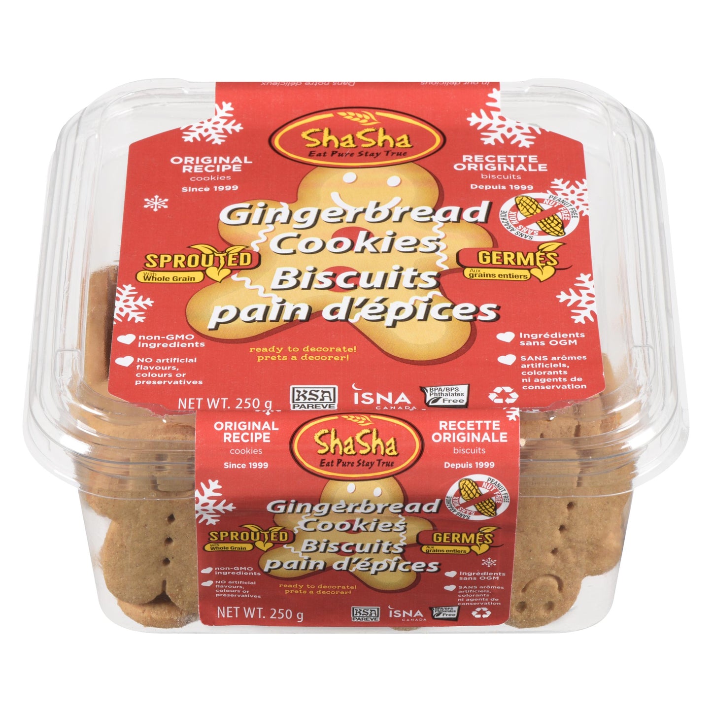 Gingerbread Snap Cookies (Seasonal)