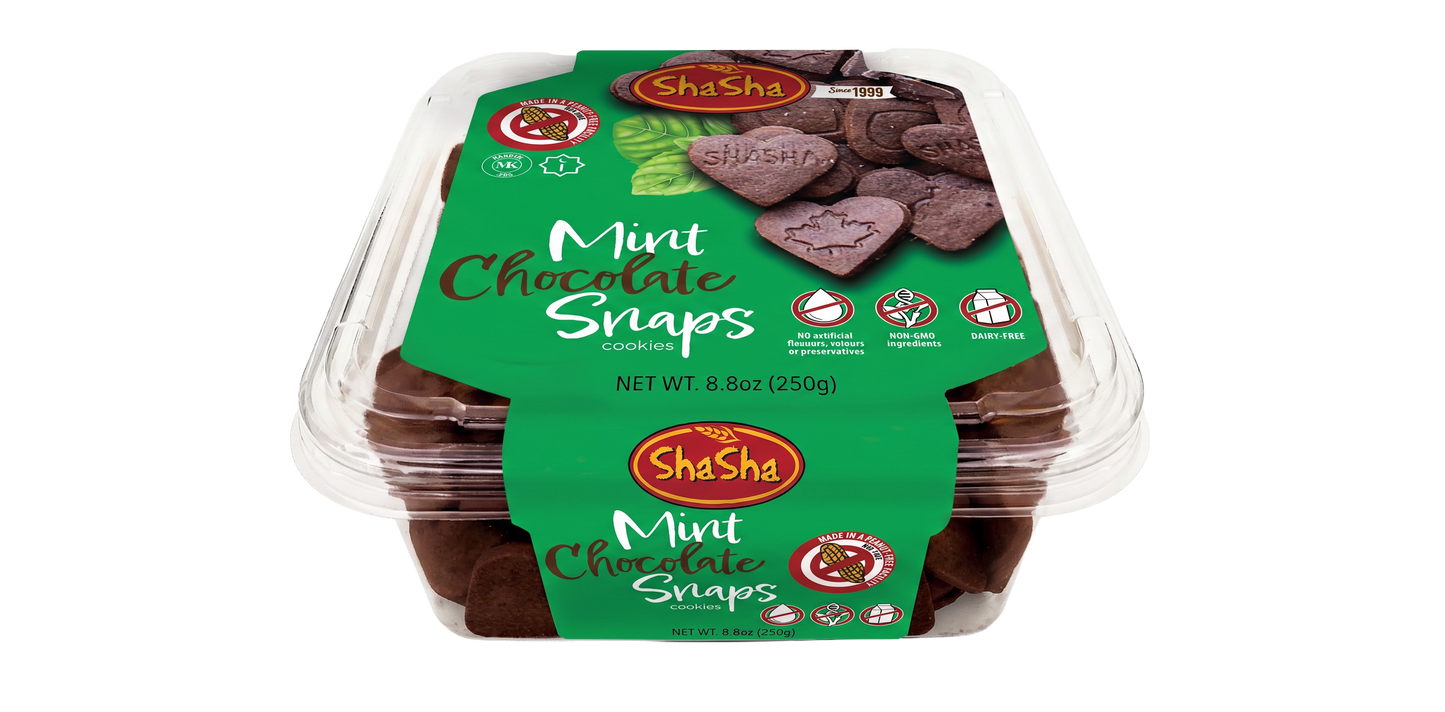Mint Chocolate Snaps