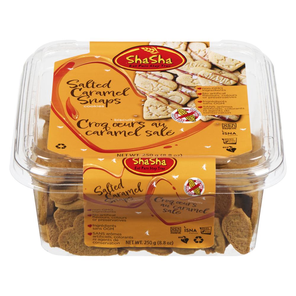 Salted Caramel Snap Cookies (Seasonal)