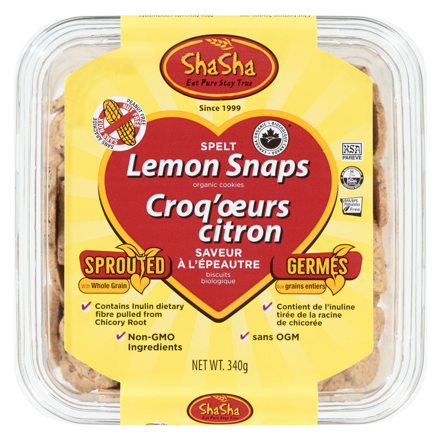 Lemon Snaps Cookies