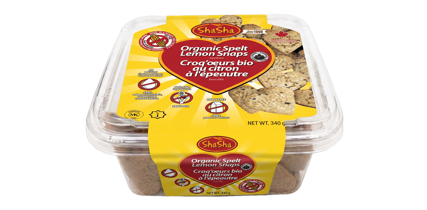 Organic Lemon Snaps