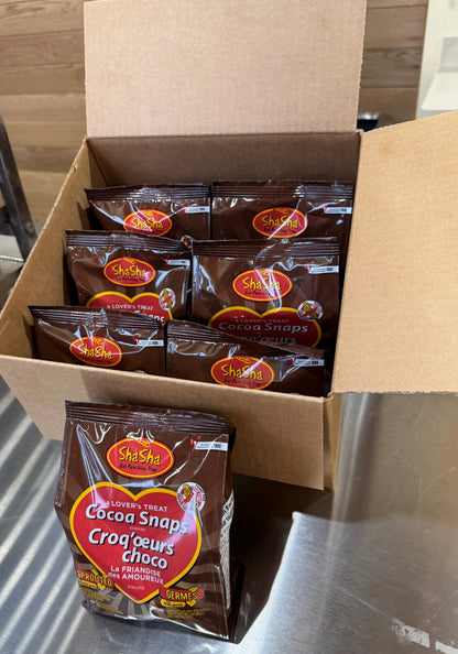 ShaSha Cocoa Snap Cookies (300g x 6 Bags)