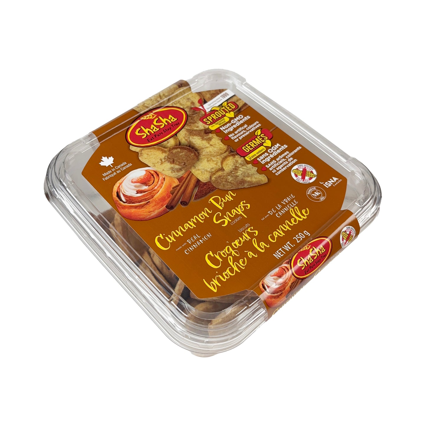 Cinnamon Bun Snap Cookies (Seasonal)