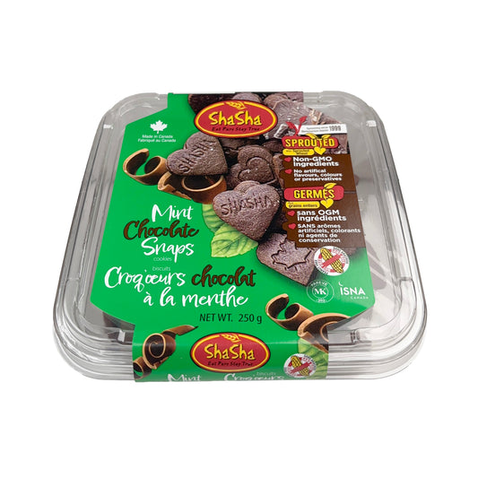 Mint Chocolate Snap Cookies (Seasonal)