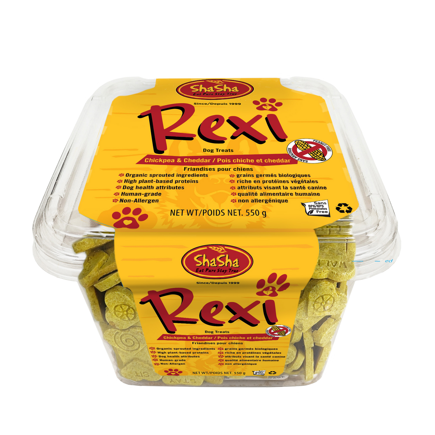 Rexi Dog Treats - Chickpea & Cheddar